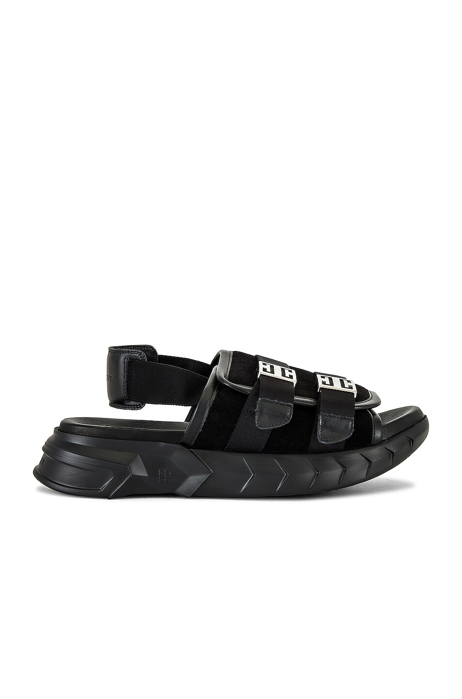 Image 1 of Givenchy Marshmallow Slingback Sandal in Black