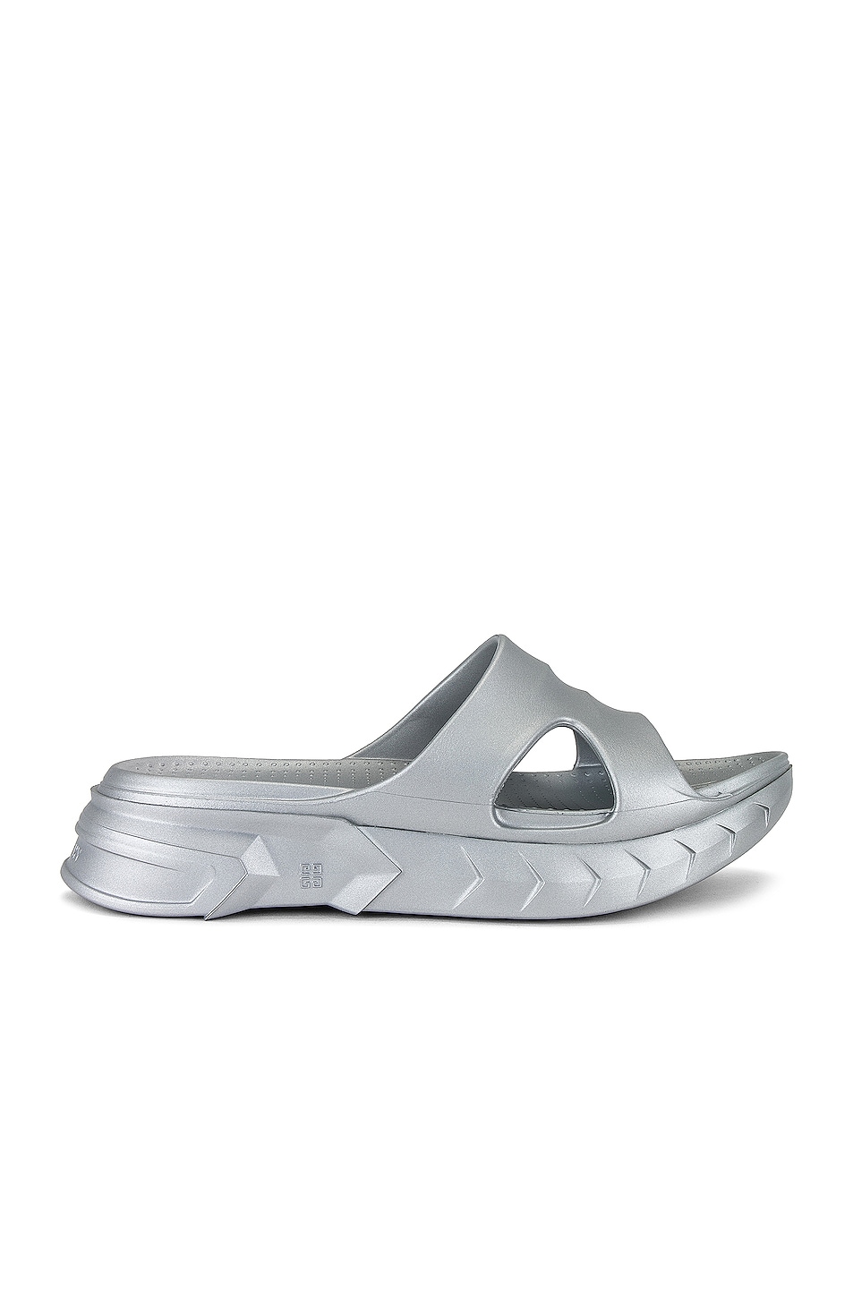 Image 1 of Givenchy Marshmallow Slider Sandal in Silvery