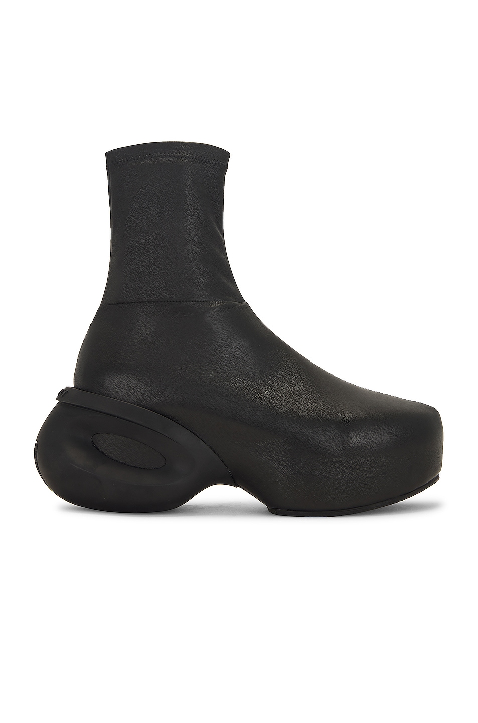 Image 1 of Givenchy Clog Rubber Heel Boot in Black