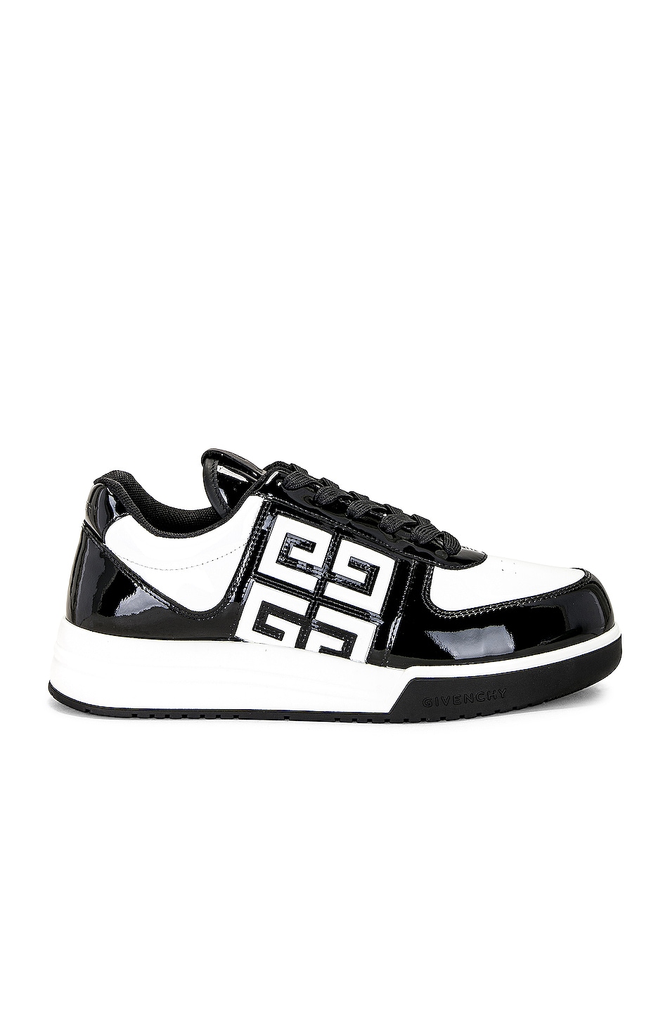Image 1 of Givenchy G4 Low Top Sneaker in Black & White