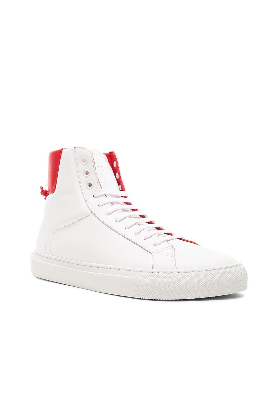 Image 1 of Givenchy Knots High Sneaker in Red & White