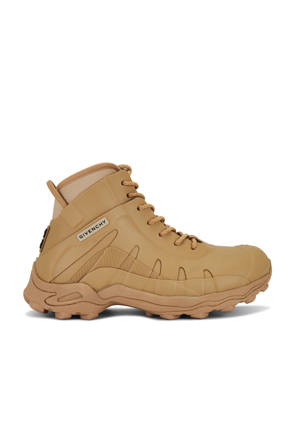 Image 1 of Givenchy Bog High Lace Up Boot in Desert