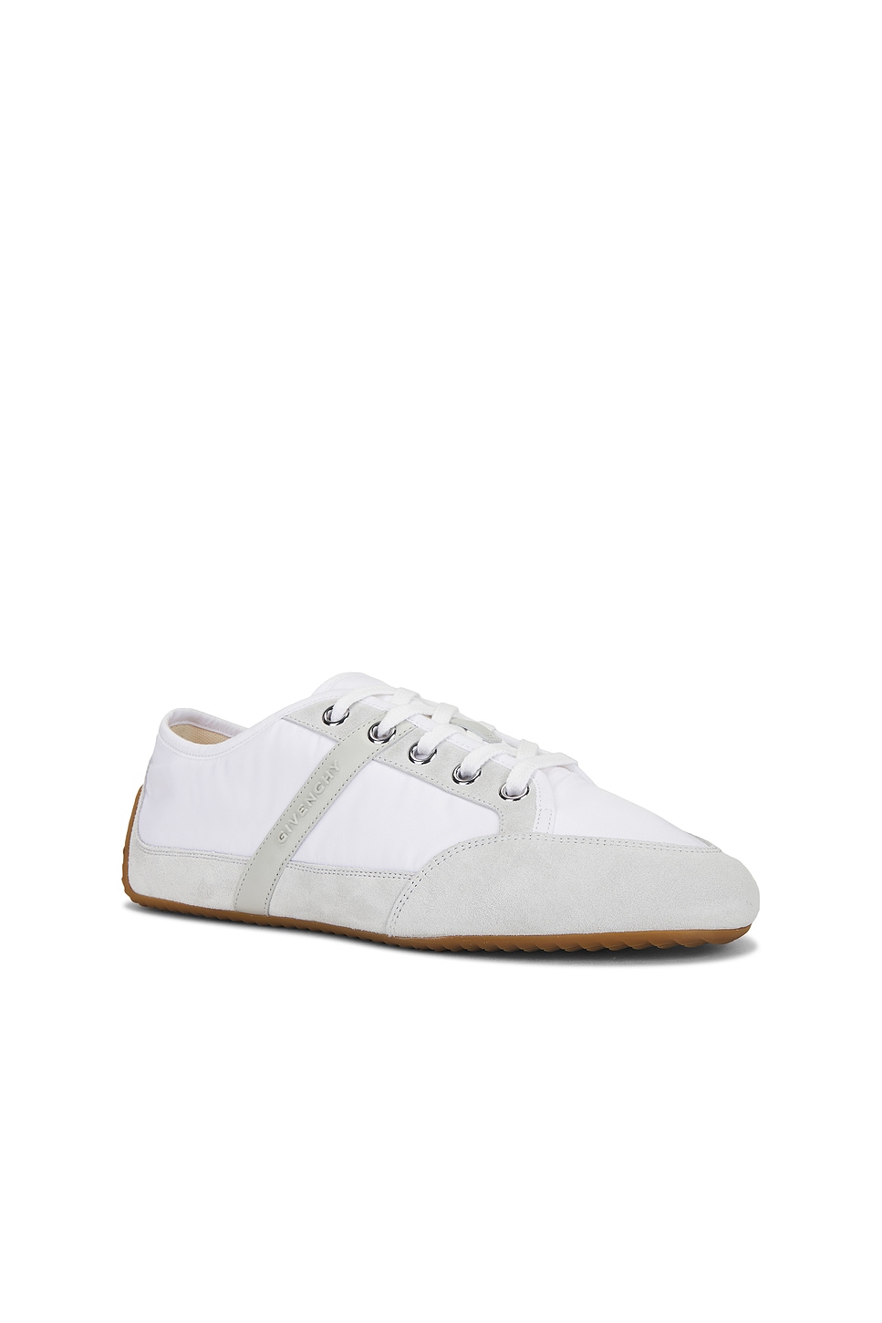 Givenchy Slim Lace-up Sneakers In White