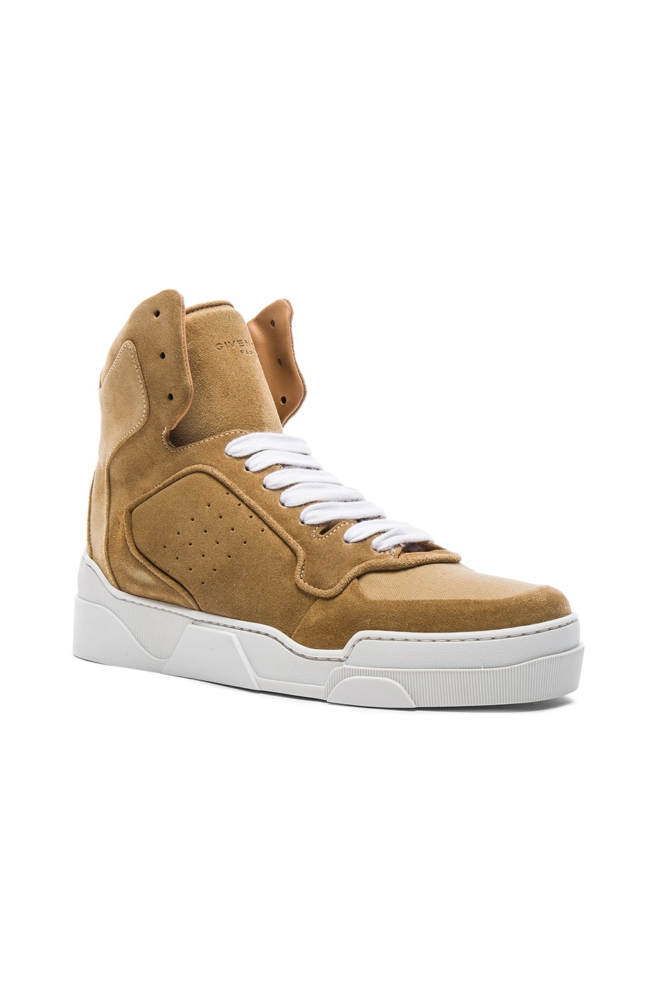Image 1 of Givenchy Suede Tyson II Sneakers in Beige