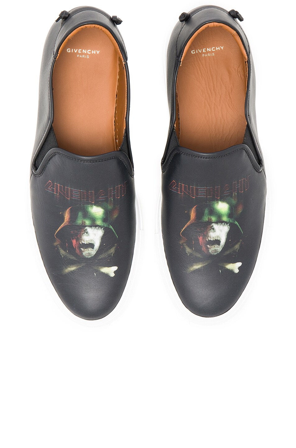Image 1 of Givenchy Army Skull Skate Leather Sneakers in Multi