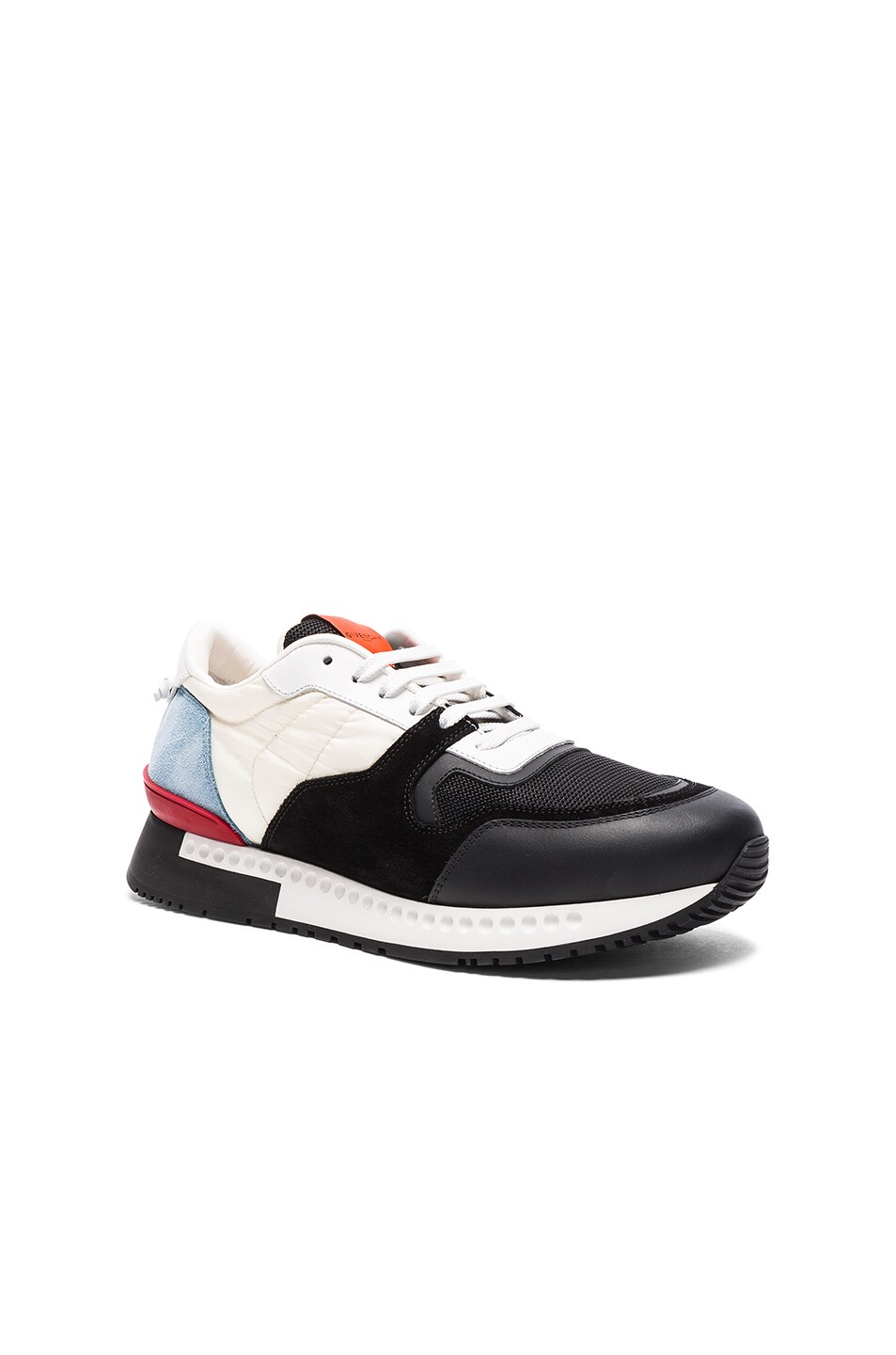 Image 1 of Givenchy Runner Active Nylon Sneakers in Grey & Blue