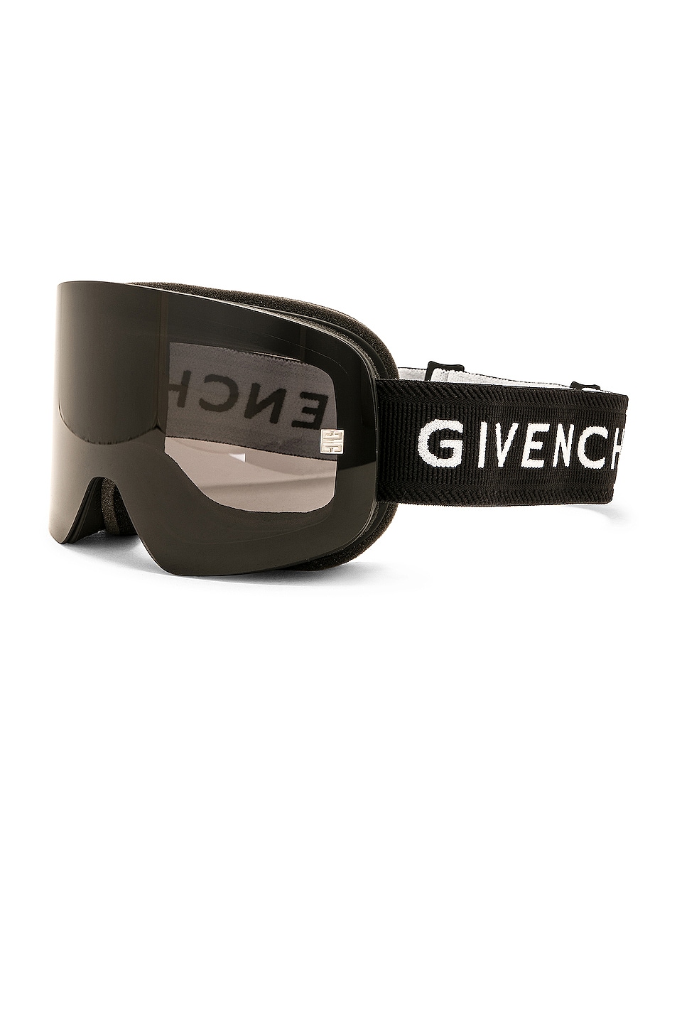 Image 1 of Givenchy Logo Ski Goggle in Matte Black & Smoke