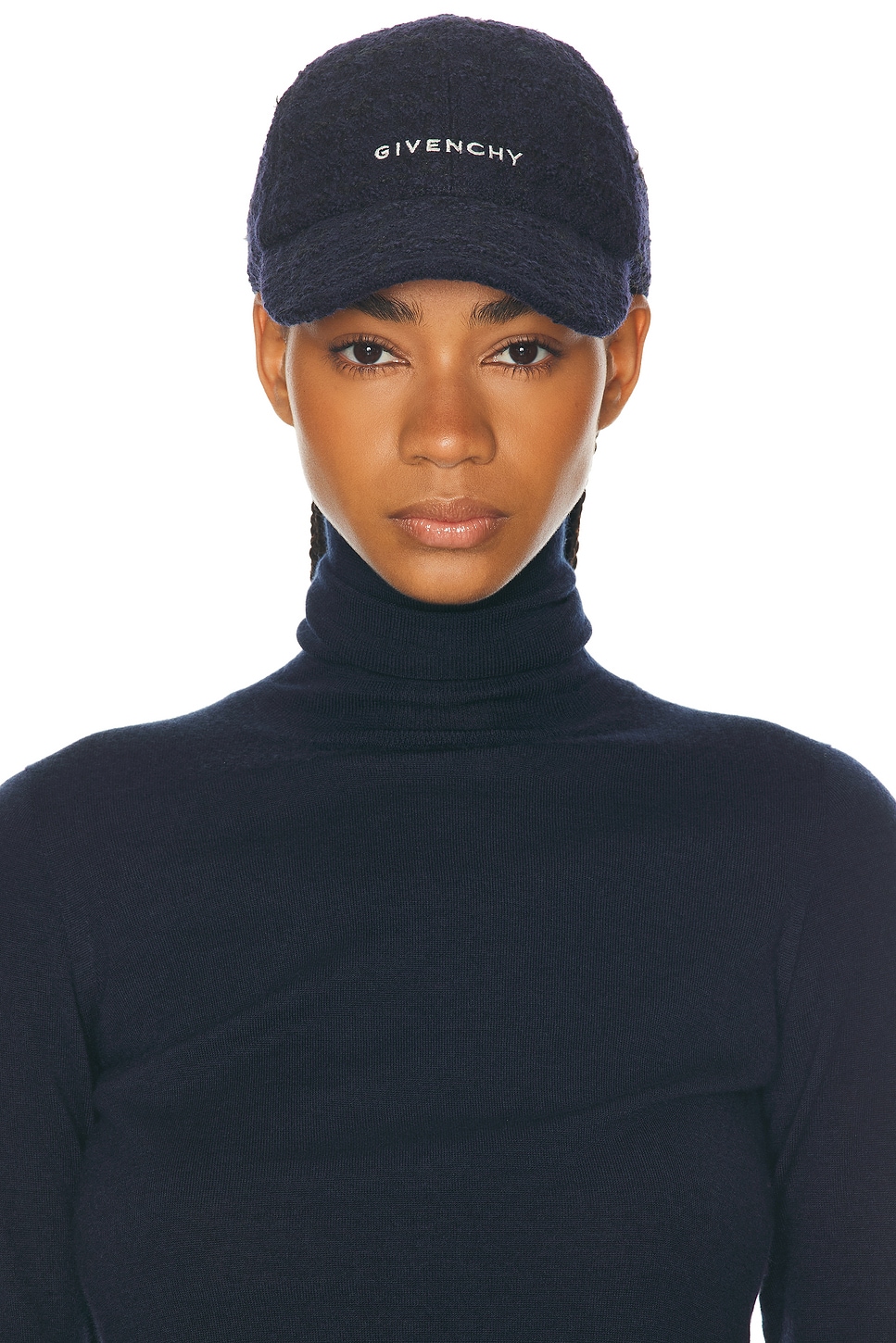 Shop Givenchy Baseball Cap In Dark Blue