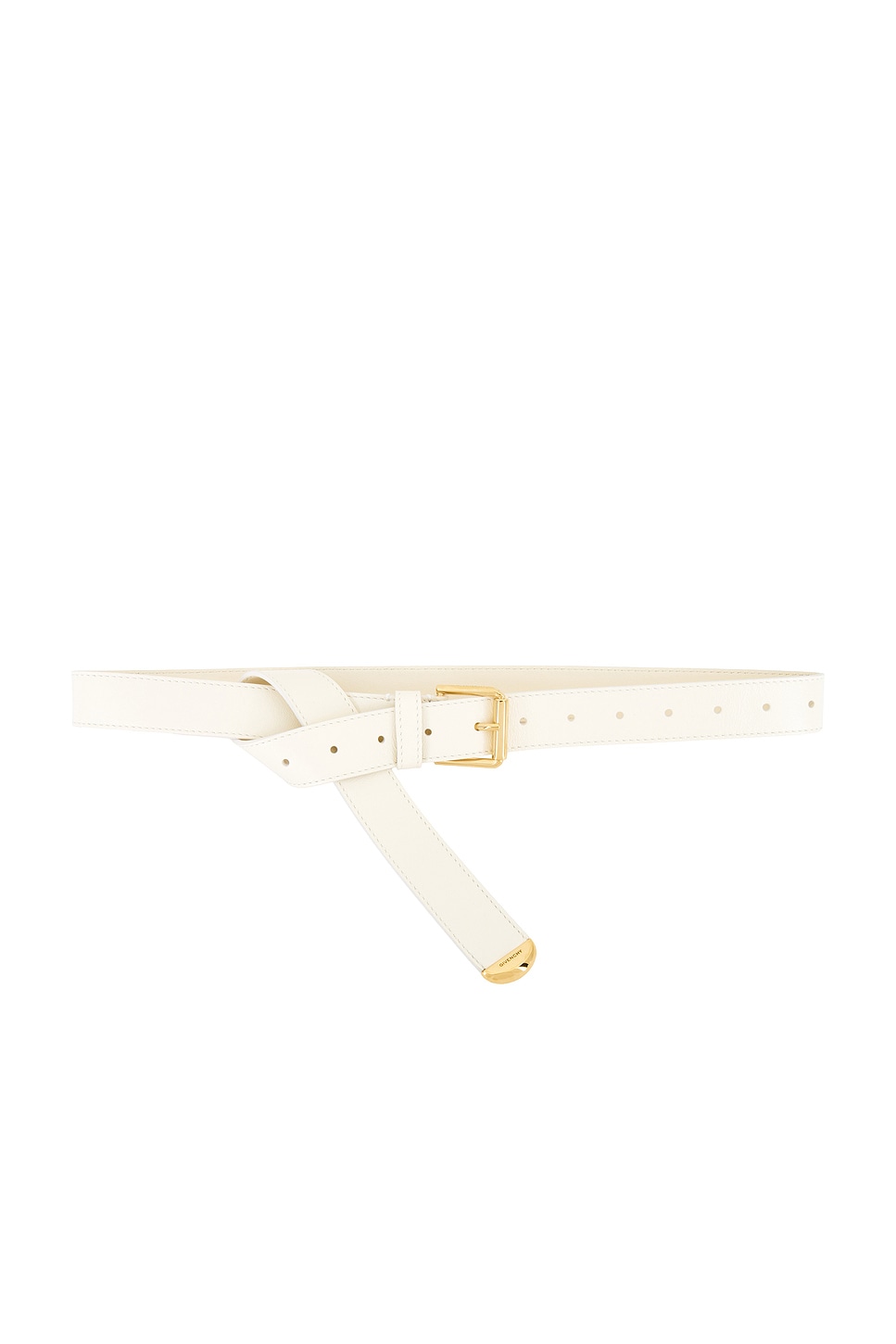 Voyou Metal Belt in Ivory