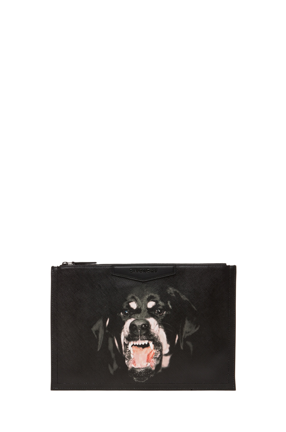 Image 1 of Givenchy Medium Rottweiler Pouch in Black