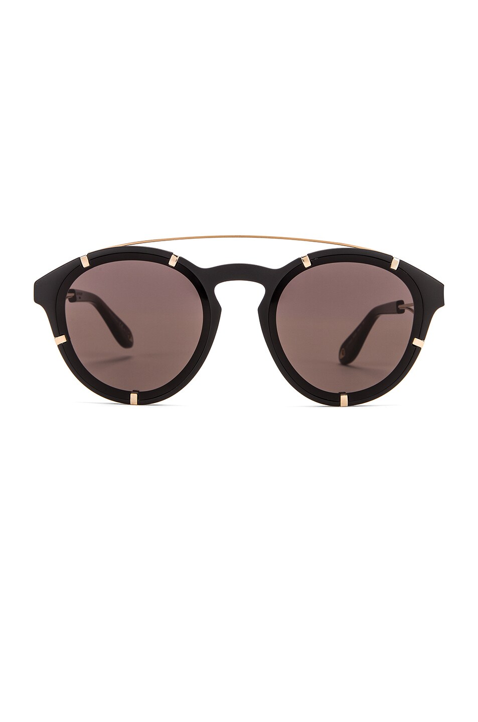 Image 1 of Givenchy Round Sunglasses in Black Gold