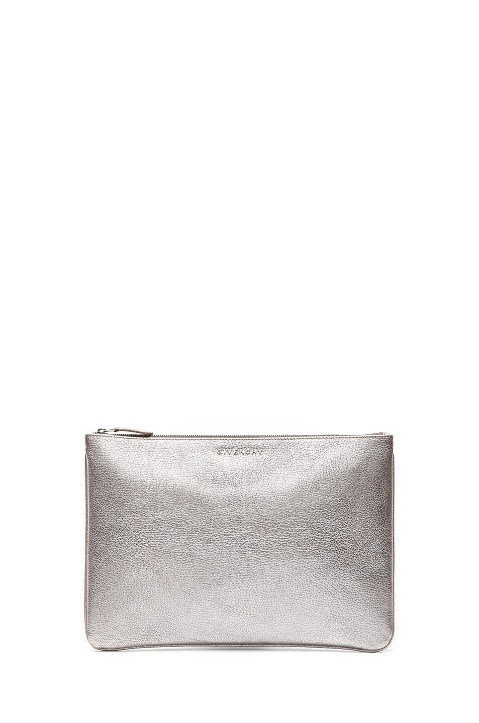 Givenchy Medium Pouch in Silver | FWRD