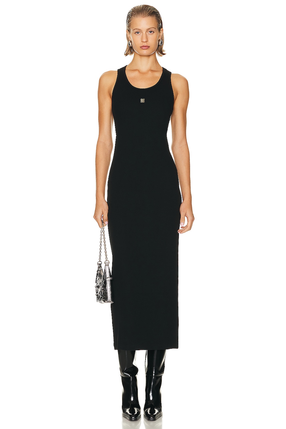 Image 1 of Givenchy Rib Tank Dress in Black