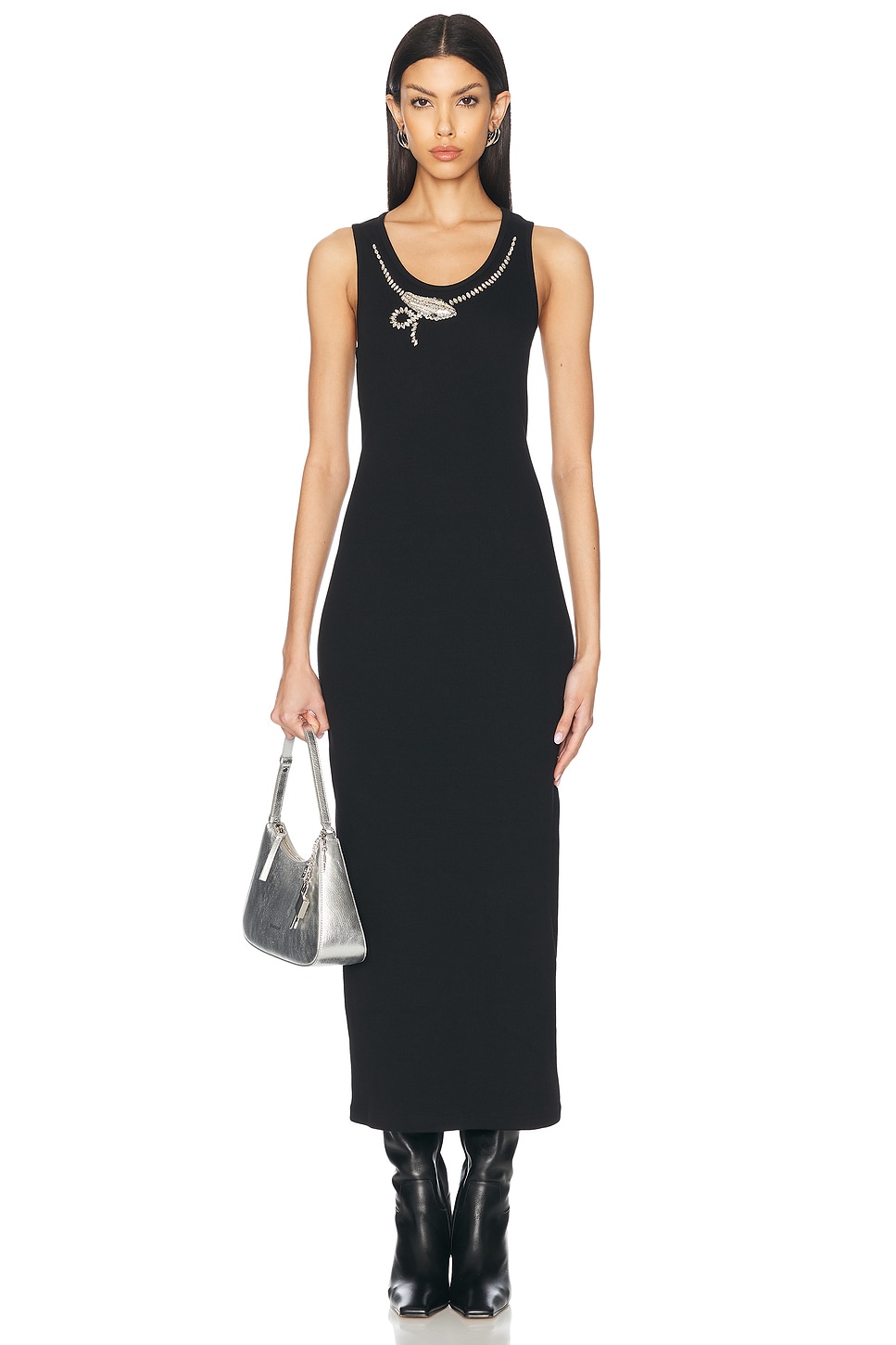 Image 1 of Givenchy Long Tank Dress in Black