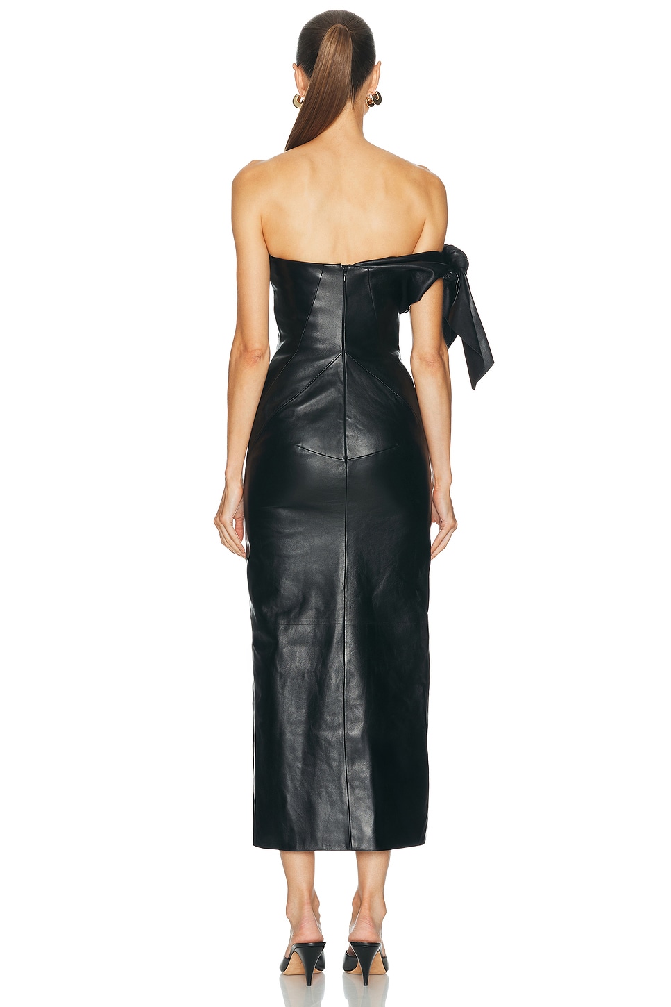 Givenchy Bow Bustier Gown In Black