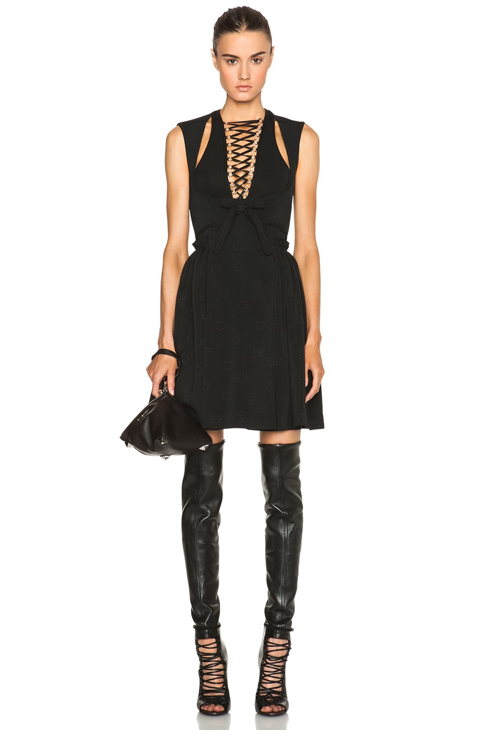 Image 1 of Givenchy Star Jacquard Dress in Black