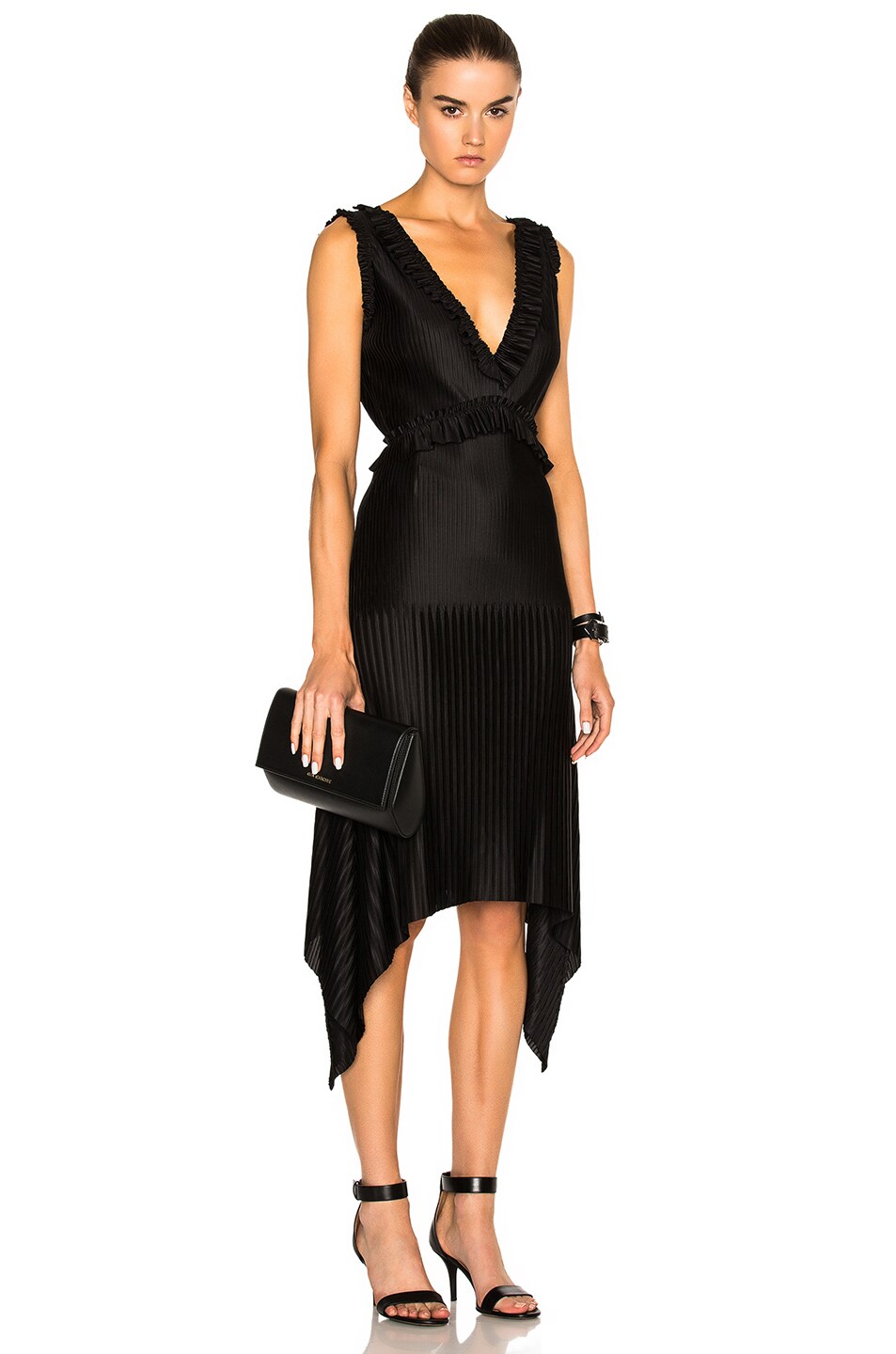 Image 1 of Givenchy Pleated Dress in Black