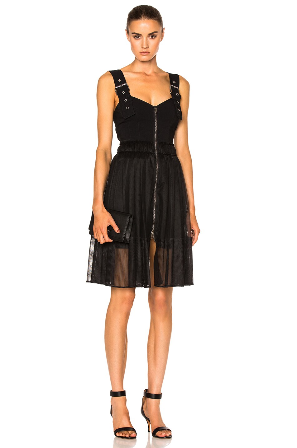 Image 1 of Givenchy Buckle Strap Dress in Black
