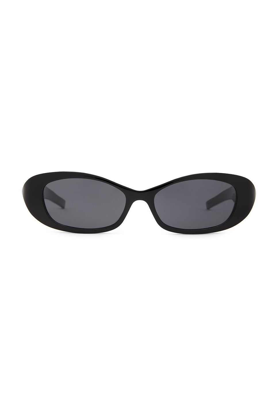 Shop Givenchy 4g Liquid Sunglasses In Shiny Black & Smoke