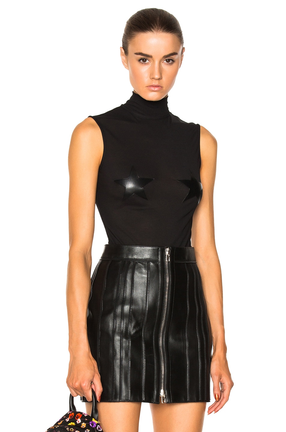 Image 1 of Givenchy Star Sleeveless Bodysuit in Black