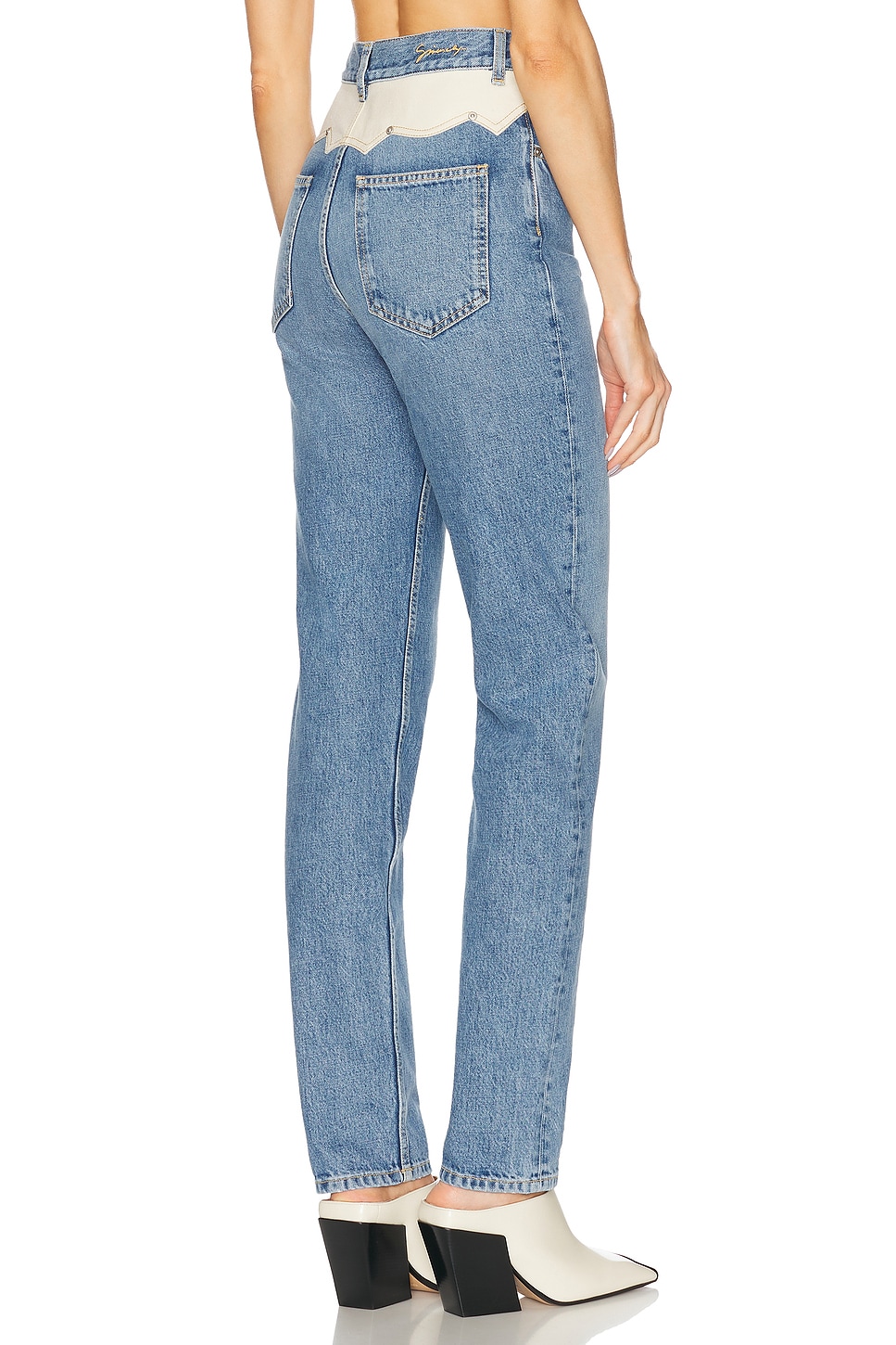 Image 1 of Givenchy Slim Leg Jeans in Denim Blue