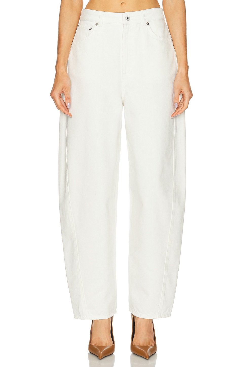 Horseshoe Leg in White