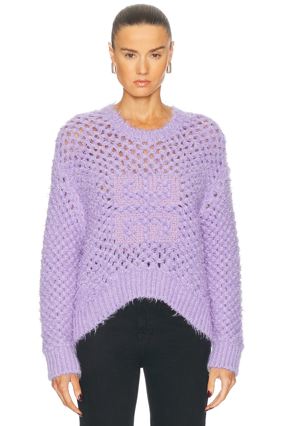 Crewneck Sweater in Lavender