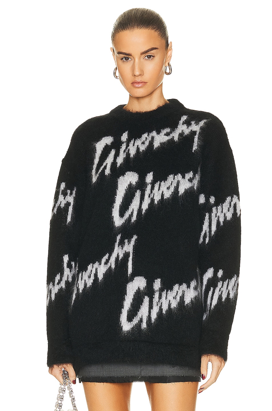 Image 1 of Givenchy Signature Sweater in Black & White