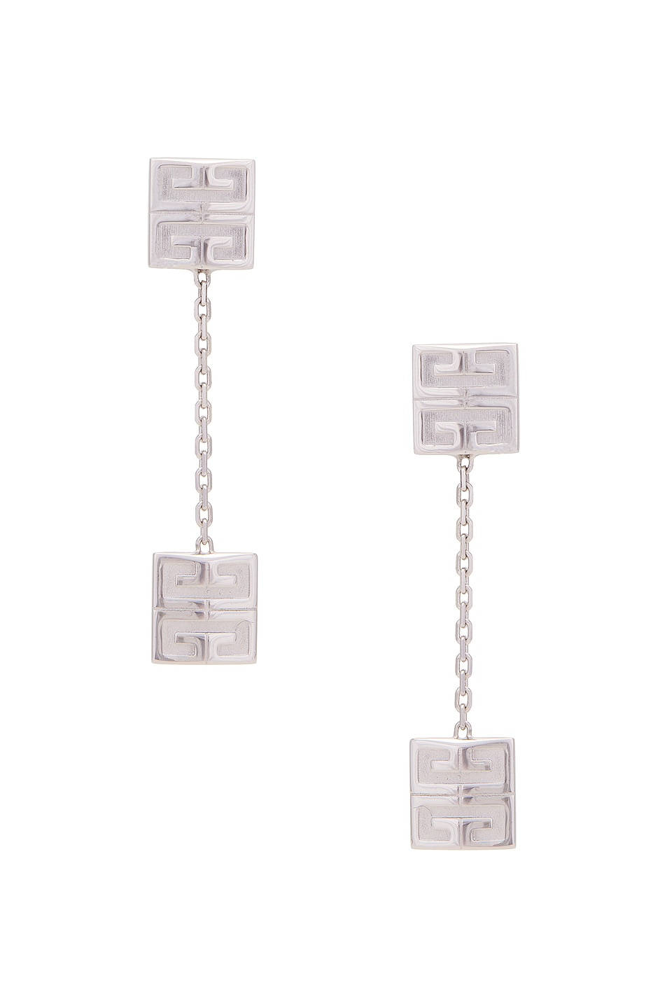 Image 1 of Givenchy 4g Pendant Earrings in Silver