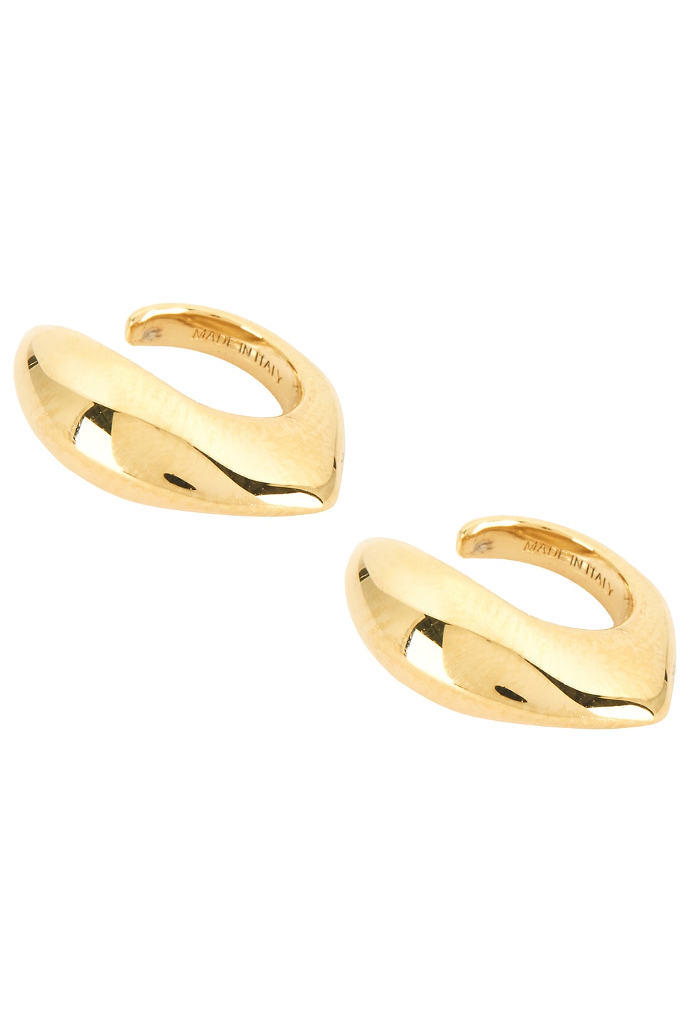 Maple Seed Earcuff Set in Metallic Gold