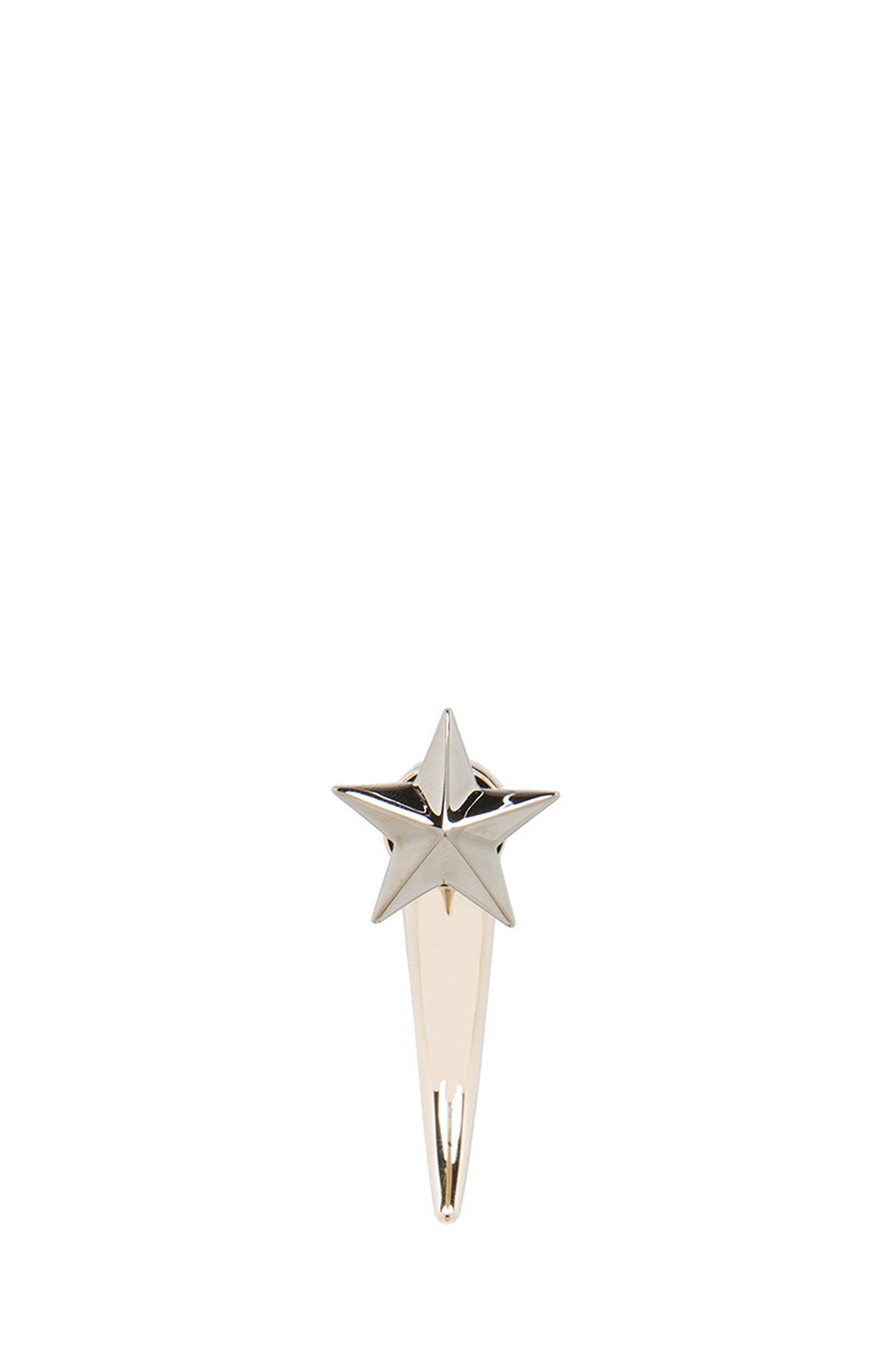 Givenchy Single Small Star Shark Tooth in Silver & Gold | FWRD