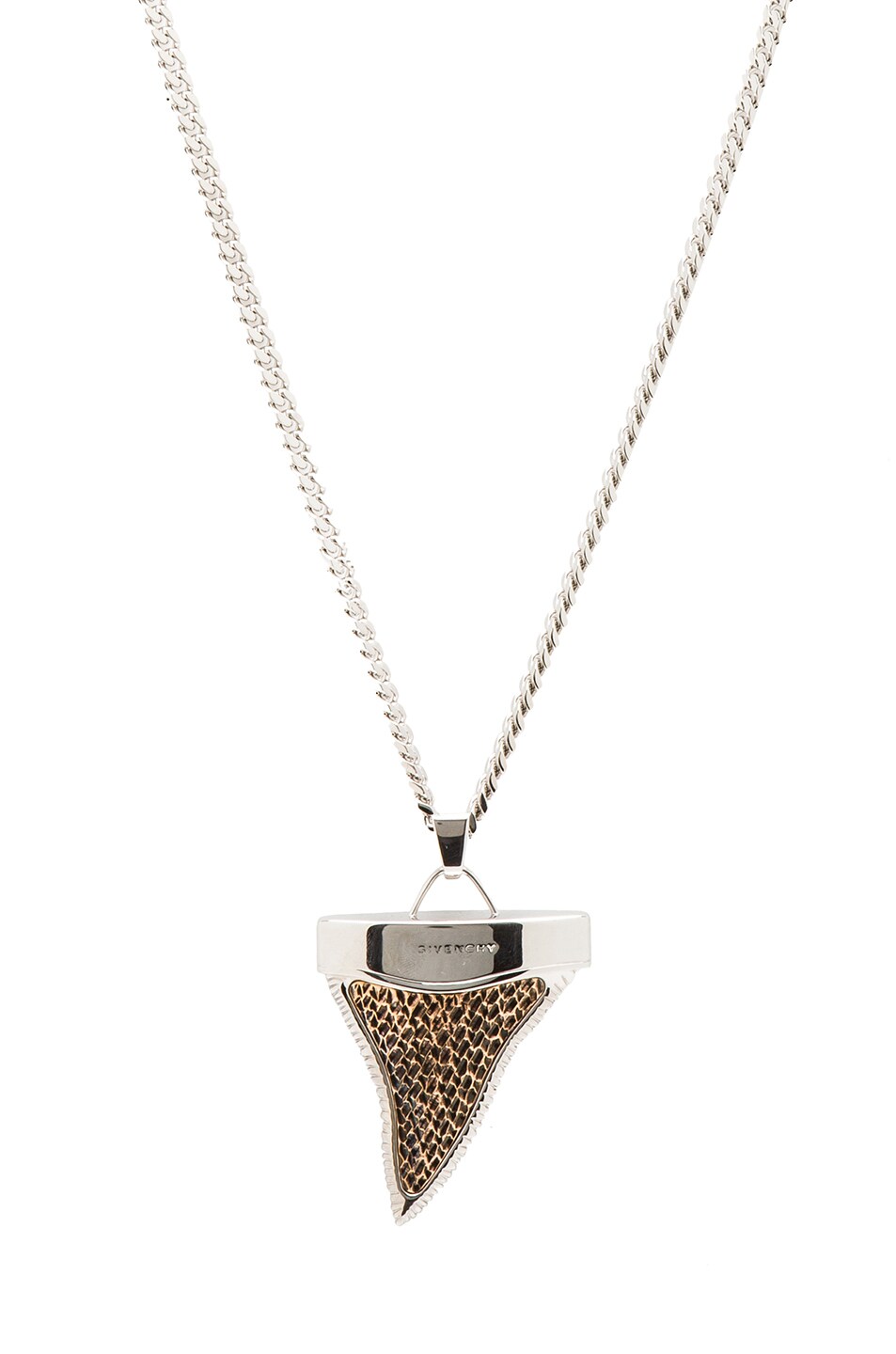 Image 1 of Givenchy Large Vintage Shark Tooth Necklace in Multi