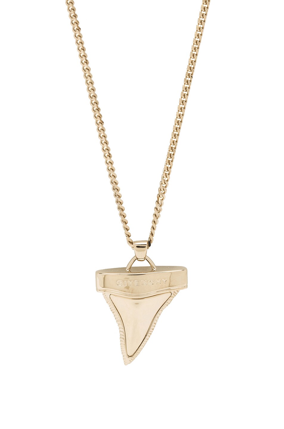 Image 1 of Givenchy Small Shark Tooth Necklace in Gold