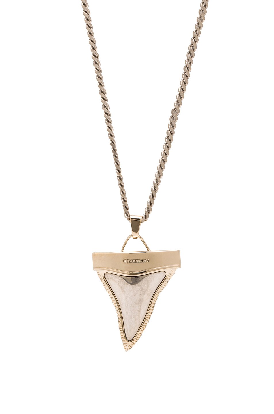 Image 1 of Givenchy Large Shark Tooth Necklace in Multi