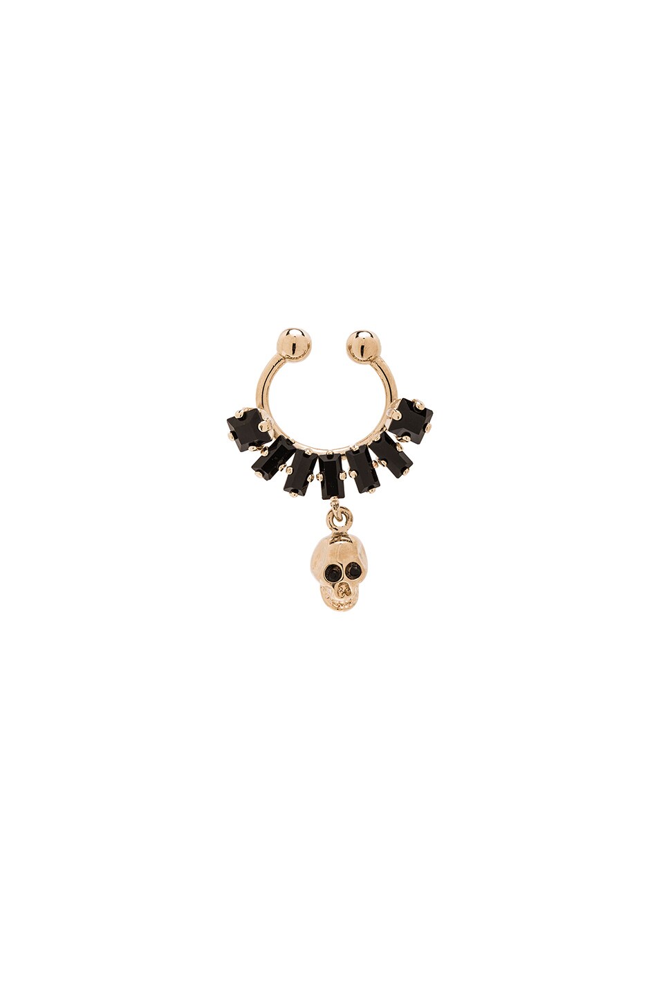 Image 1 of Givenchy Skulls Septum Ring in Metal