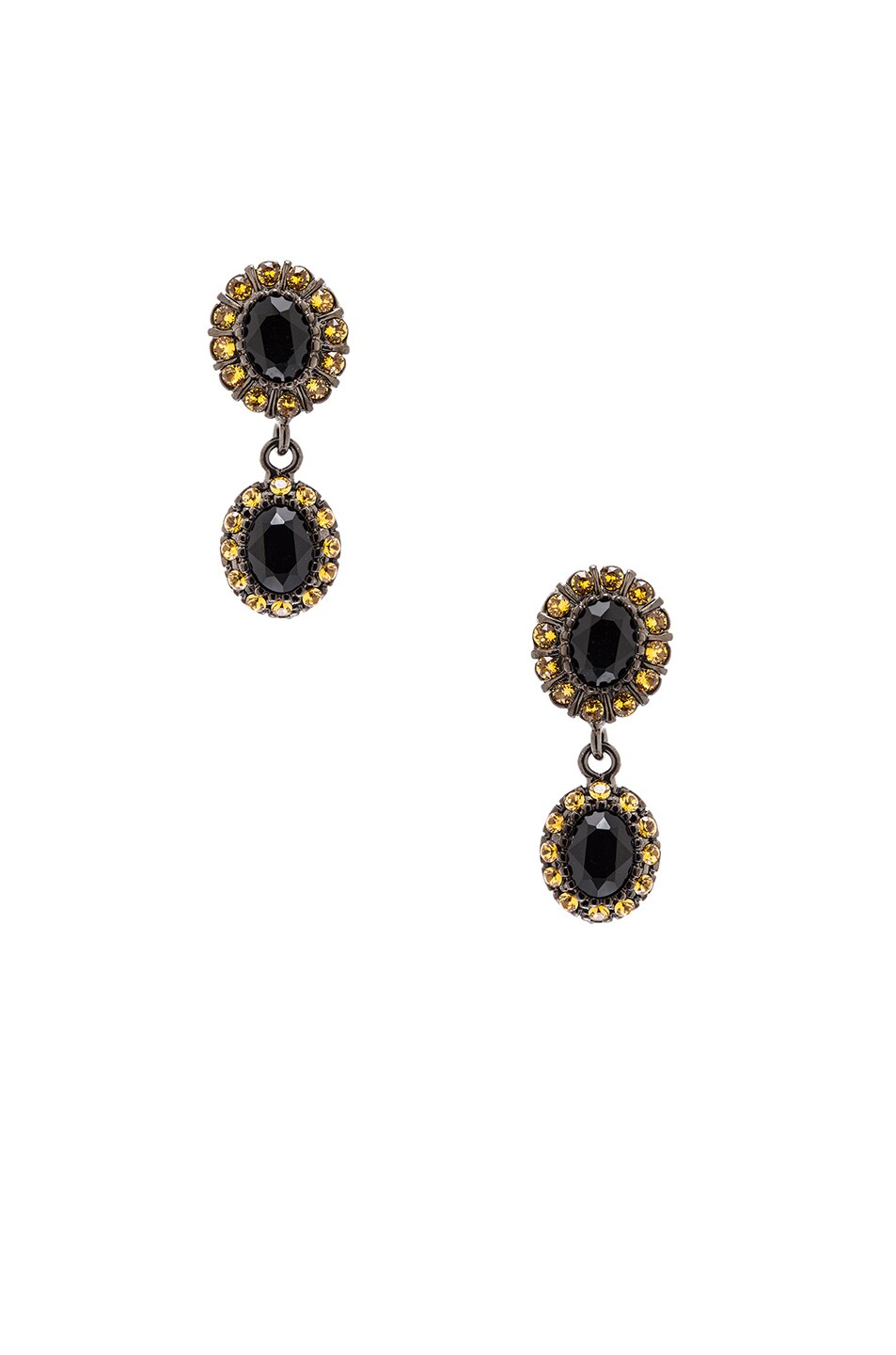 Image 1 of Givenchy Diamond Colors Small Drop Earrings in Multi