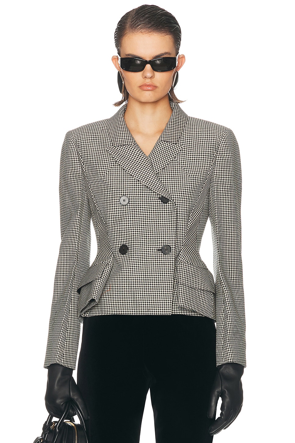 Givenchy Short Pinched Peplum Jacket