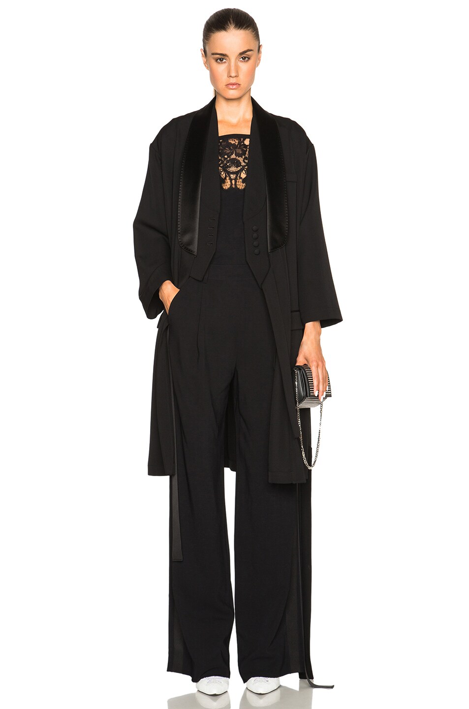 Image 1 of Givenchy Long Trench in Black