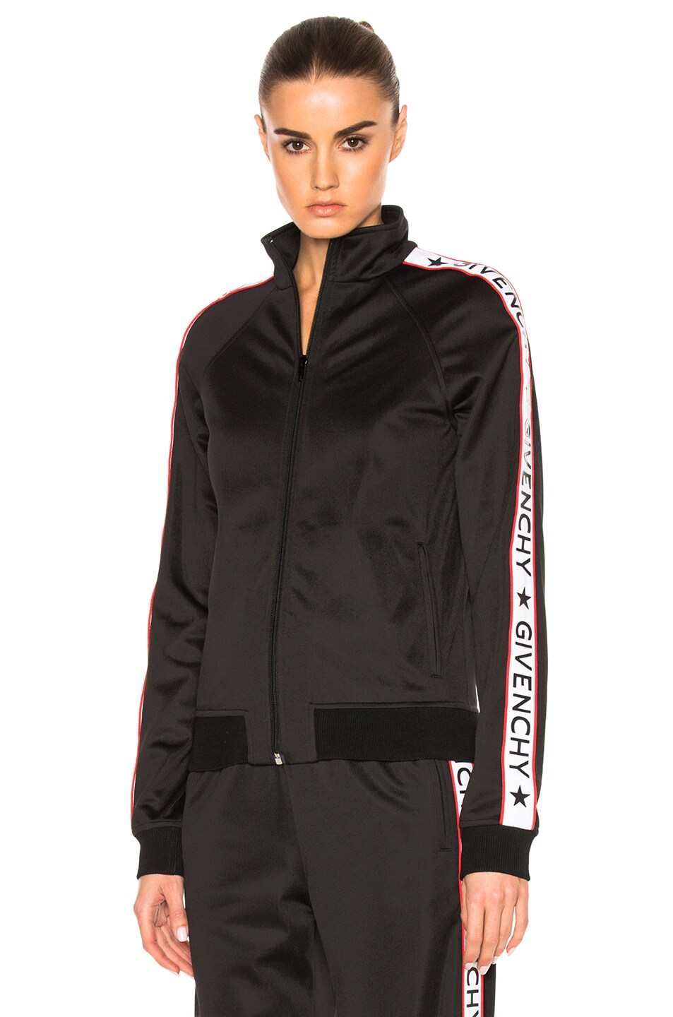 Image 1 of Givenchy Band Bomber in Black
