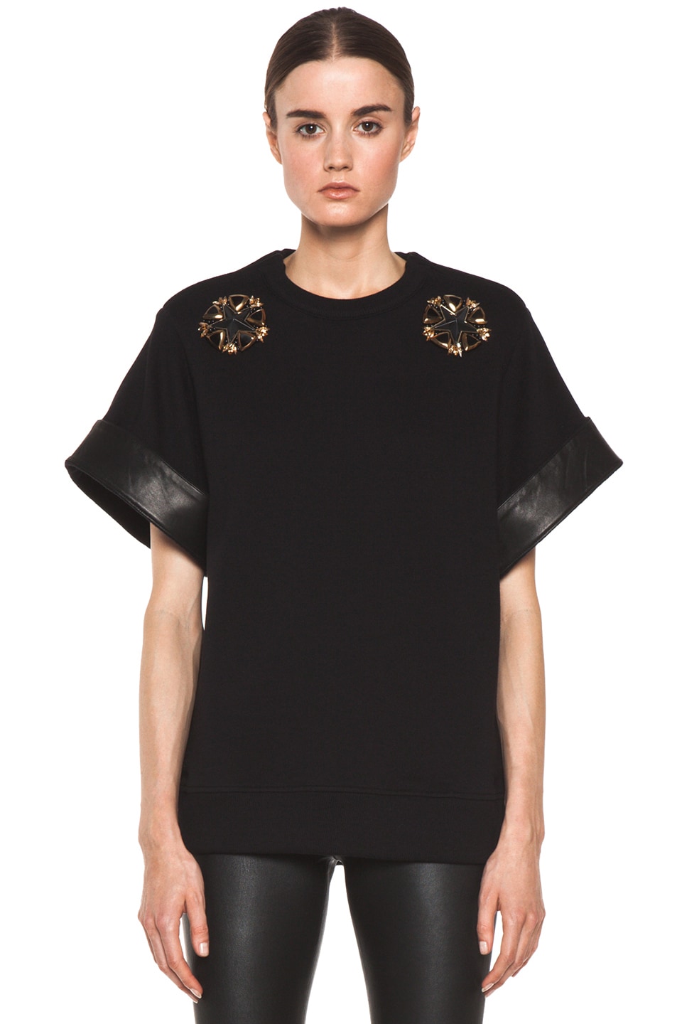 Image 1 of Givenchy Star Sweatshirt in Black