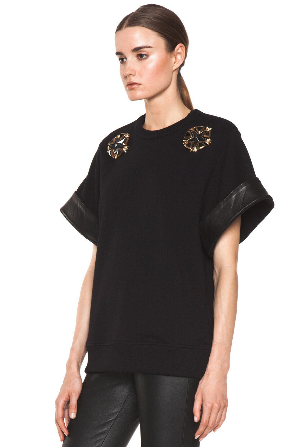 Givenchy Star Sweatshirt in Black | FWRD