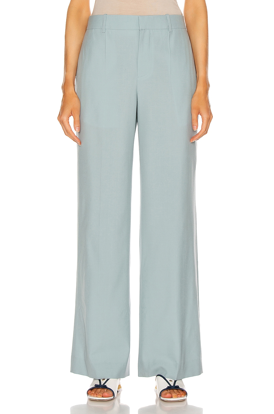 Image 1 of Givenchy Long Masculine Trouser in Blue