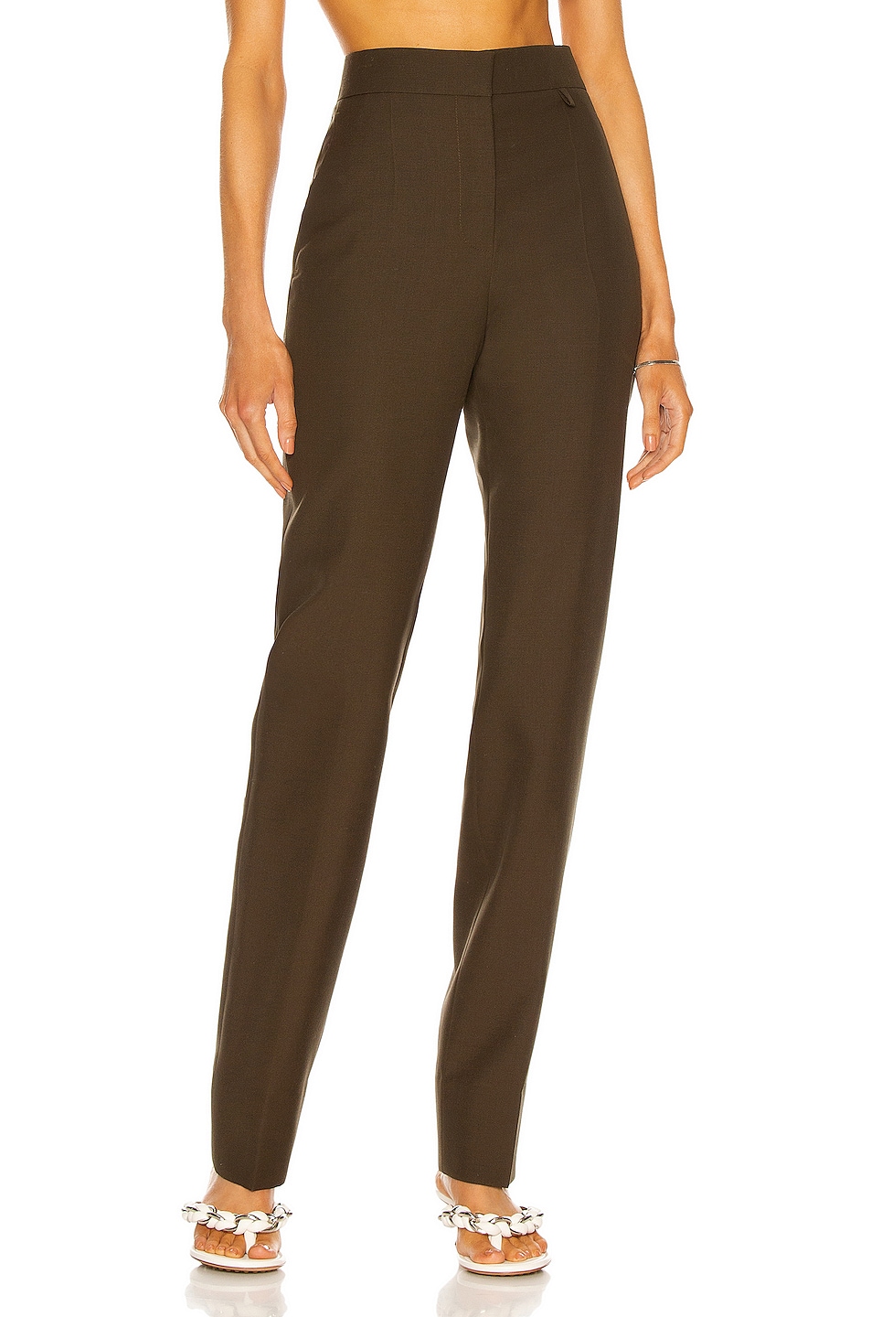 Image 1 of Givenchy Tailored Pant in Dark Khaki