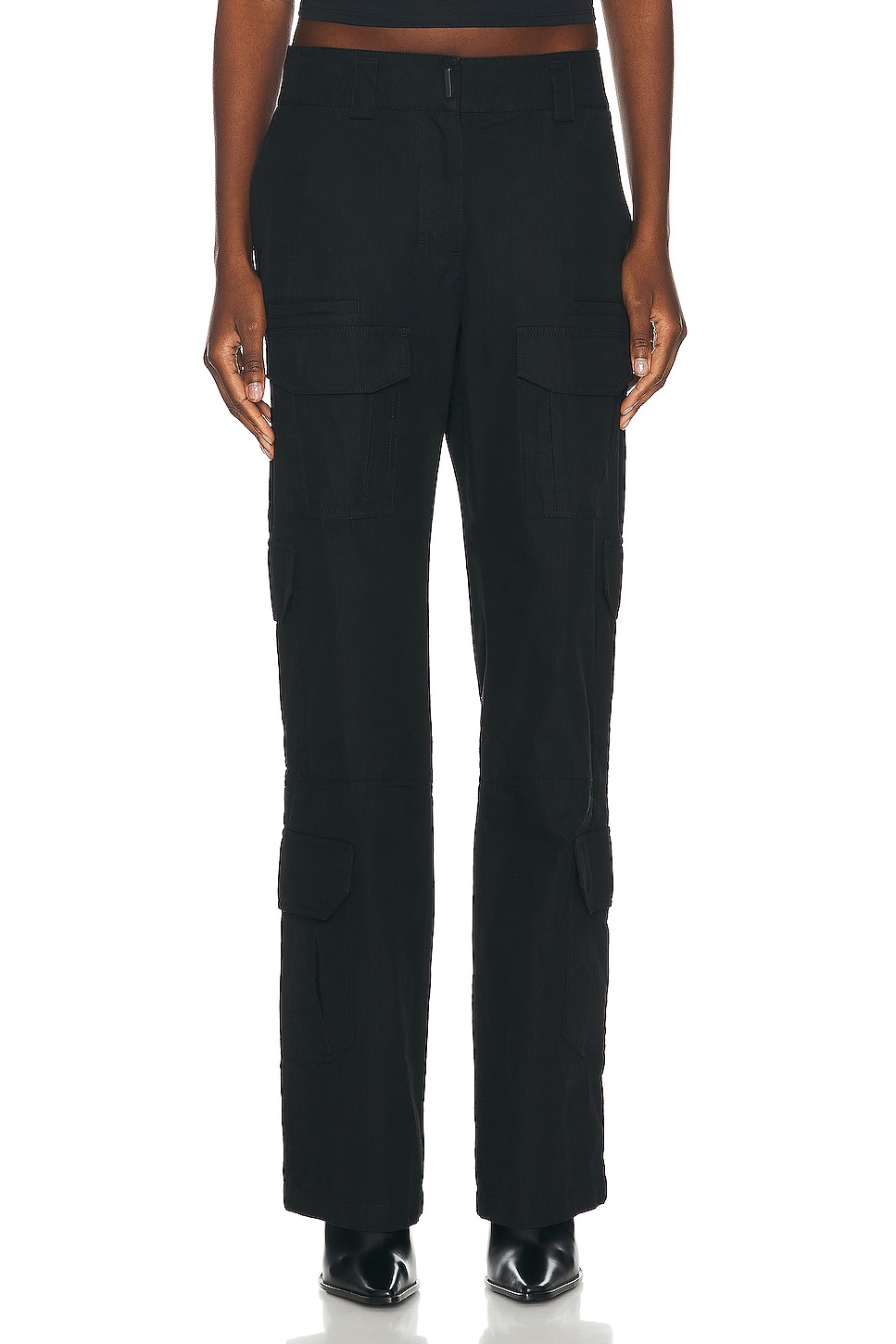 Image 1 of Givenchy Boot Cut Multipocket Cargo in Black