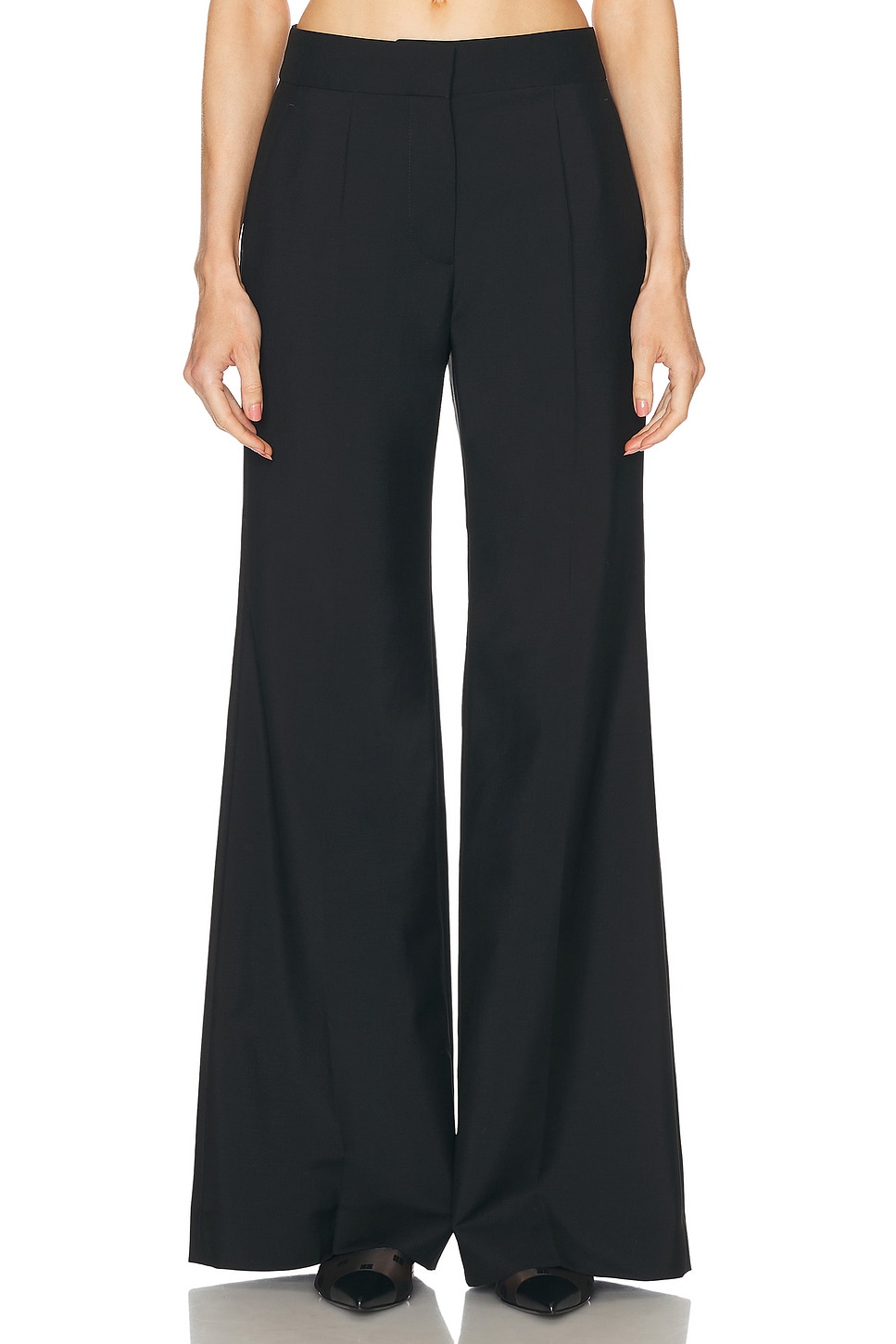 Image 1 of Givenchy Flare Tailored Pant in Black