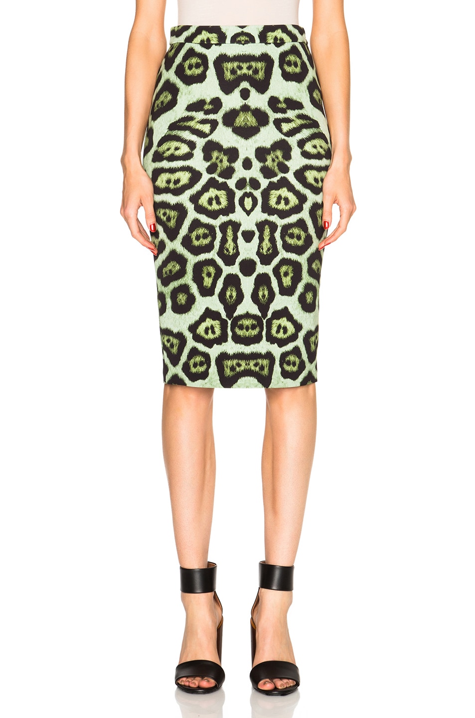 Image 1 of Givenchy Leopard Print Skirt in Multi