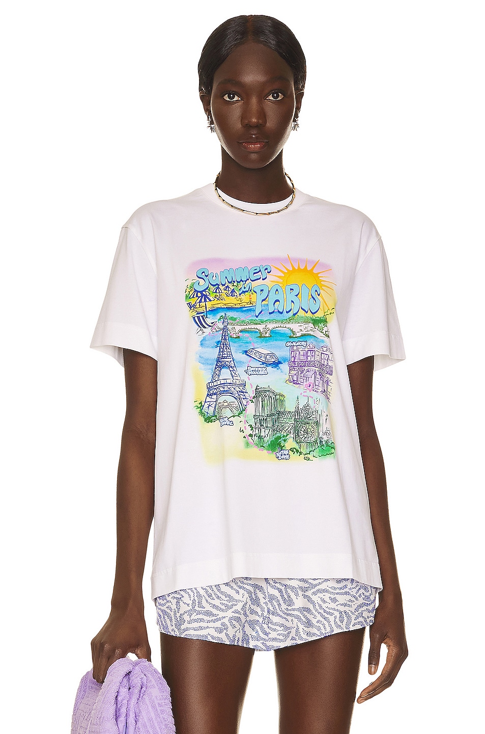 Image 1 of Givenchy Short Sleeve Classic Fit T-Shirt in White