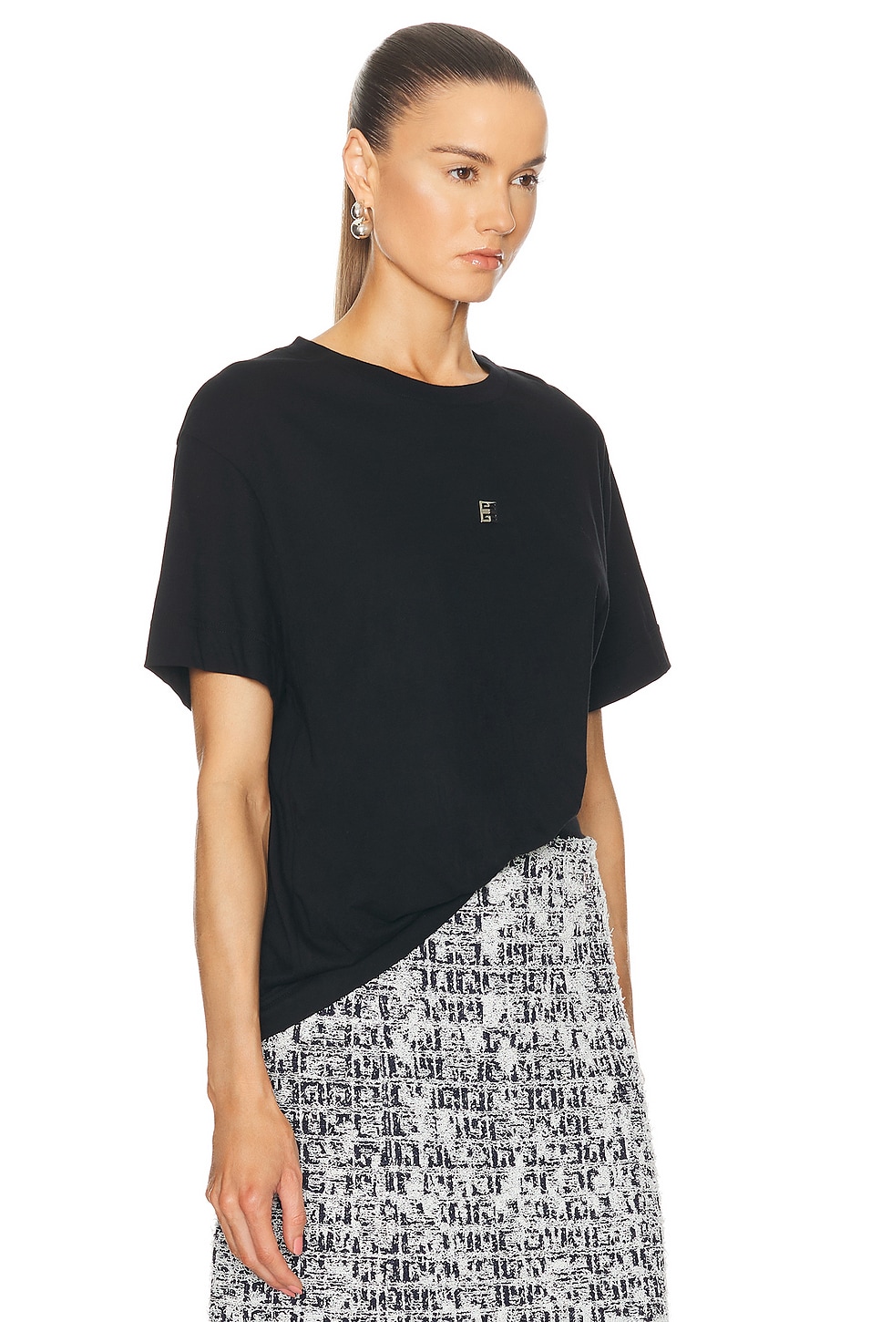 Shop Givenchy Transparent T-shirt In Black