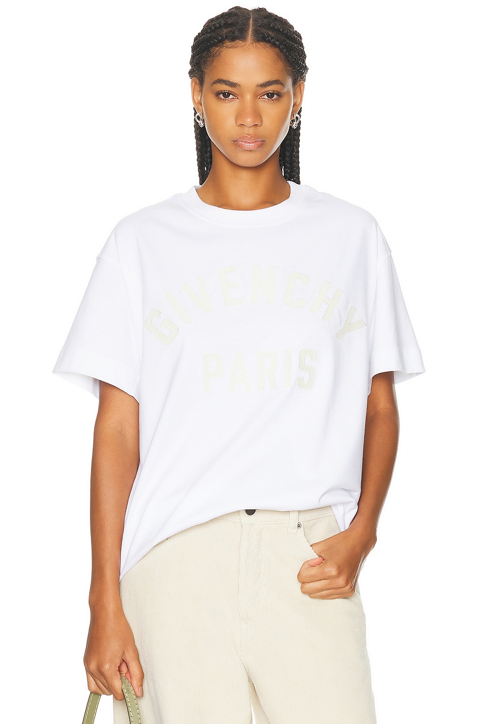 Boxy T-shirt in White