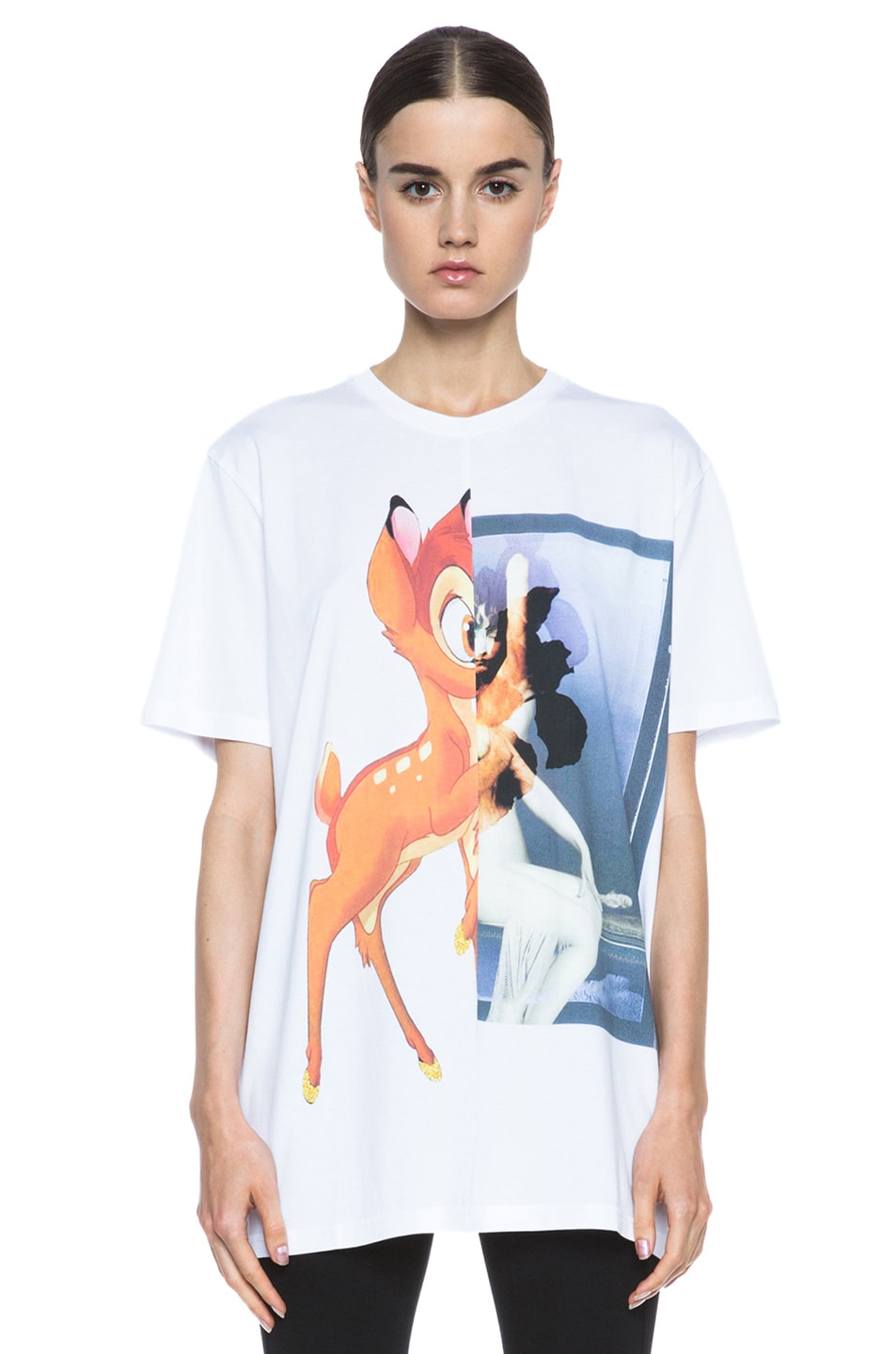 Image 1 of Givenchy Bambi Cotton Tee in White
